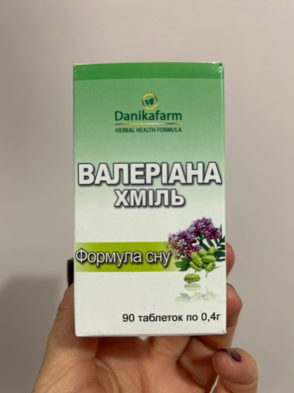 Валеріана Хмель Даніка Формула сну 90 табл