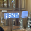 Вимикач сенсорний з LED підсвіткою (на дотик з регулюванням яскравості+годинник+температура)