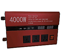 Инвертор Power Inverter 4000W 001 12V-220V модифицированный синус Преобразователь напряжения