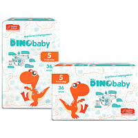 Подгузник Dino Baby Размер 5 (11-25 кг) 36 шт (4823098410614) DL