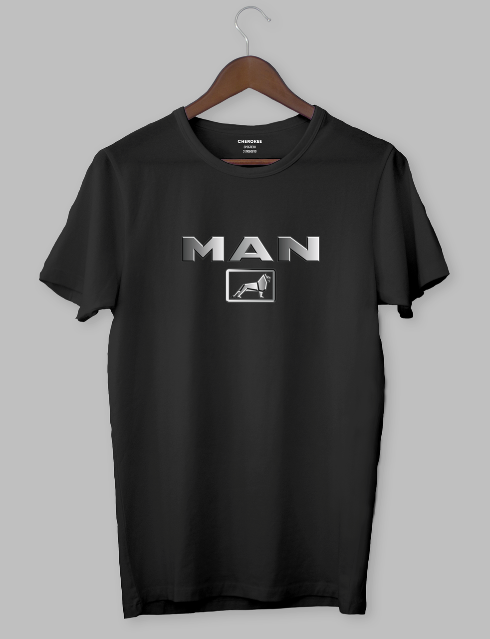 Крута футболка з прикольним принтом "man"