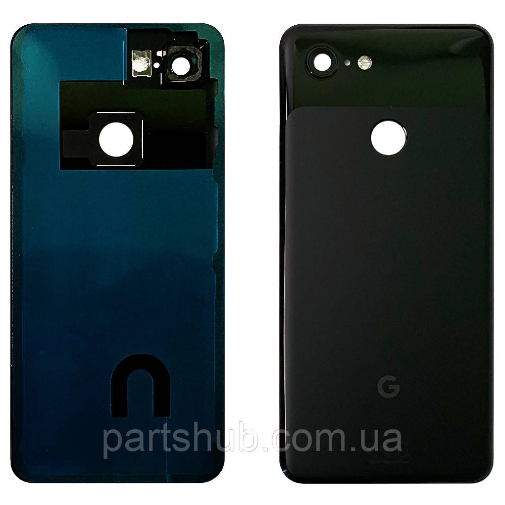 Задня кришка Google Pixel 3 (чорна Original New зі склом камери)