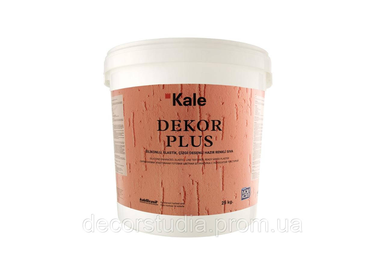Dekor Plus — силіконова декоративна штукатурка "Короїд", 25 кг