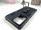 Протиударний чохол Camshield для Xiaomi redmi Note 12 Pro 5G чорний, Ударостійкий чохолредмі нот 12 про 5 г, фото 3