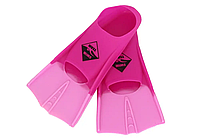 Ласты для плавания в бассейне Sprinter короткий силикон розовый size 36-38