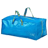 Сумка IKEA Frakta для тележки водонепроницаемая сумка для продуктов вместительная сумка синего цвета на 76 л