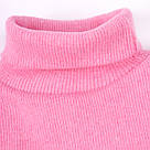 Гольф в рубчик для дівчинки р. 12 рожевий (маломірить), фото 4