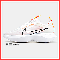 Кроссовки женские Nike Vista Lite white orange / Найк Виста лайт белые оранжевые