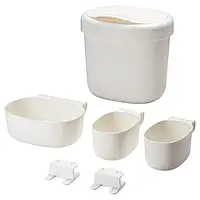 Кошики Ikea Onsklig висячі кошики для дому набір кошиків для білизни мочалок для кухні для пральні 4шт