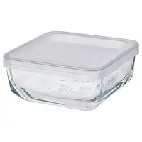 Контейнер Ikea Bestämma пищевой контейнер с крышкой стеклянные лотки для хранения еды судки для продуктов