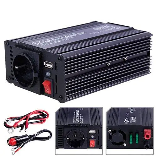 Перетворювач напруги 12В в 220В 500Вт DC 12V-220V AC 54655-IS
