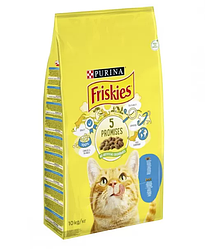 Сухий корм Friskies (для кішок з лососем та овочами) 300г