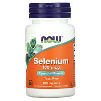 Для иммунитета Cелен 100 мкг Selenium 100mcg NOW Foods 100 таблеток