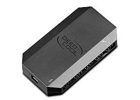 FAN hub (контролер) для вентиляторів ID-Cooling FH-10 на 10 портів 12V (DP-F10PWM-HUB) чорний новий #