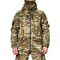 Мужская тактическая куртка осенняя/ Армейская ветровка для военных/ Военная ветровка с капюшоном / Мультикам