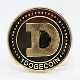 Монета сувенірна Eurs Dogecoin DOGE Золотий колір (DOGE-G), фото 2
