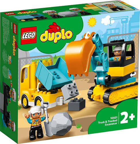 Конструктор Lego Duplo Грузовик и гусеничный экскаватор Лего Дупло ...