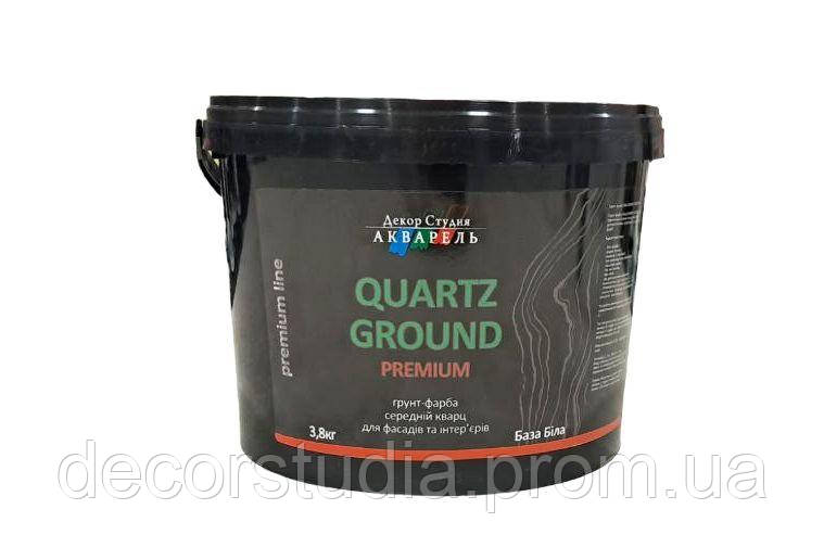 Ґрунт фарба біла кварцова Quartz Ground 13 кг