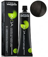 Крем-краска для волос L'Oreal Professionnel INOA 6/1 Темный пепельный блонд 60 мл (4688Qu)
