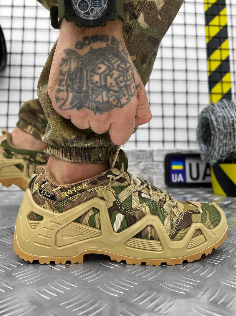 Тактические кроссовки мультикам, военная мужская обувь осенняя - фото 1 - id-p1944817940