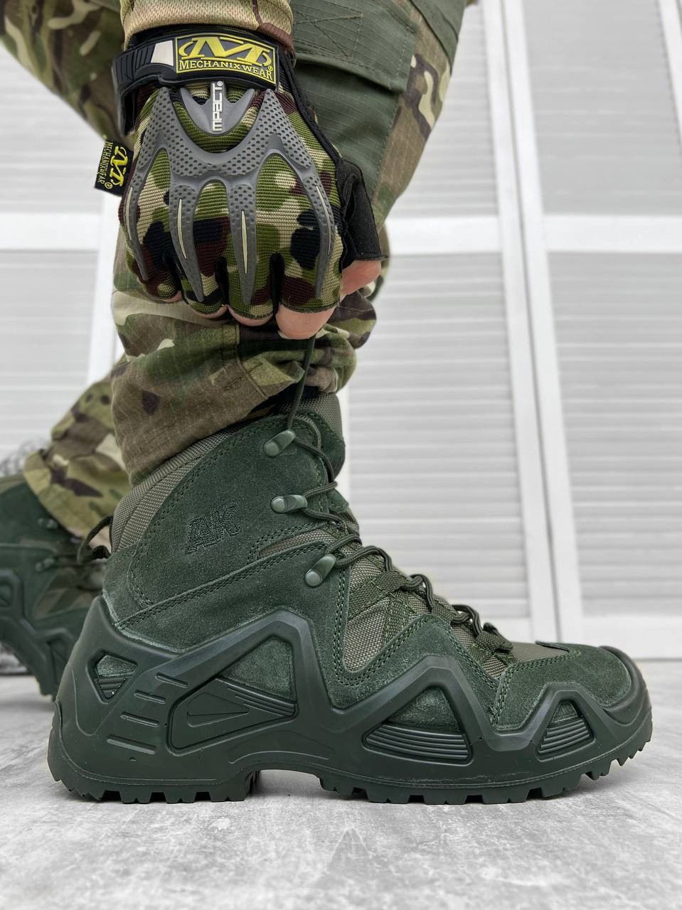 Тактические военные ботинки олива зимние,мужская армейские обувь - фото 1 - id-p1944817949