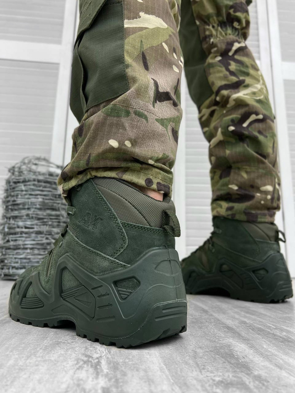 Тактические военные ботинки олива зимние,мужская армейские обувь - фото 2 - id-p1944817949