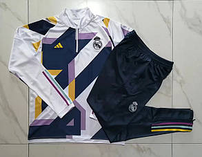 Спортивний костюм футбольний чоловічий Реал Мадрид Adidas Real Madrid 2023-2024