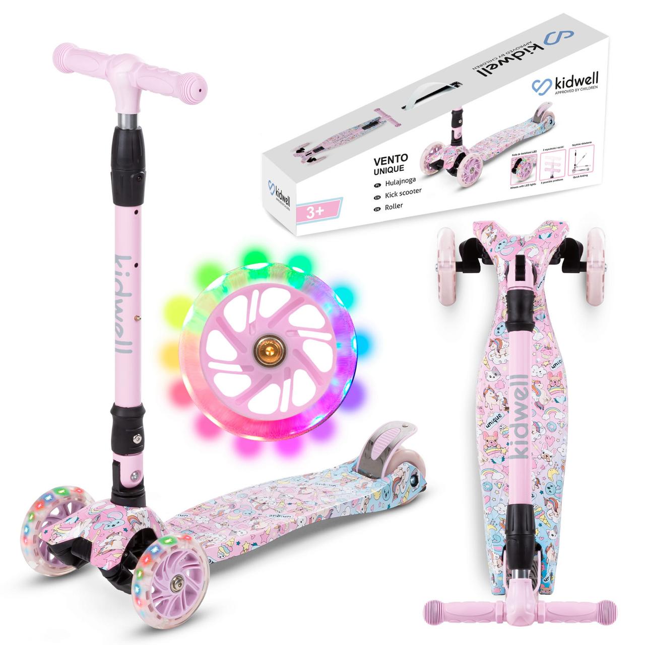 Триколісний самокат Kidwell VENTO Unique, фото 1