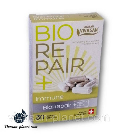 Biorepair Immune Золотий Щит імунітету Vivasan Вівасан Швейцарія 30 кап