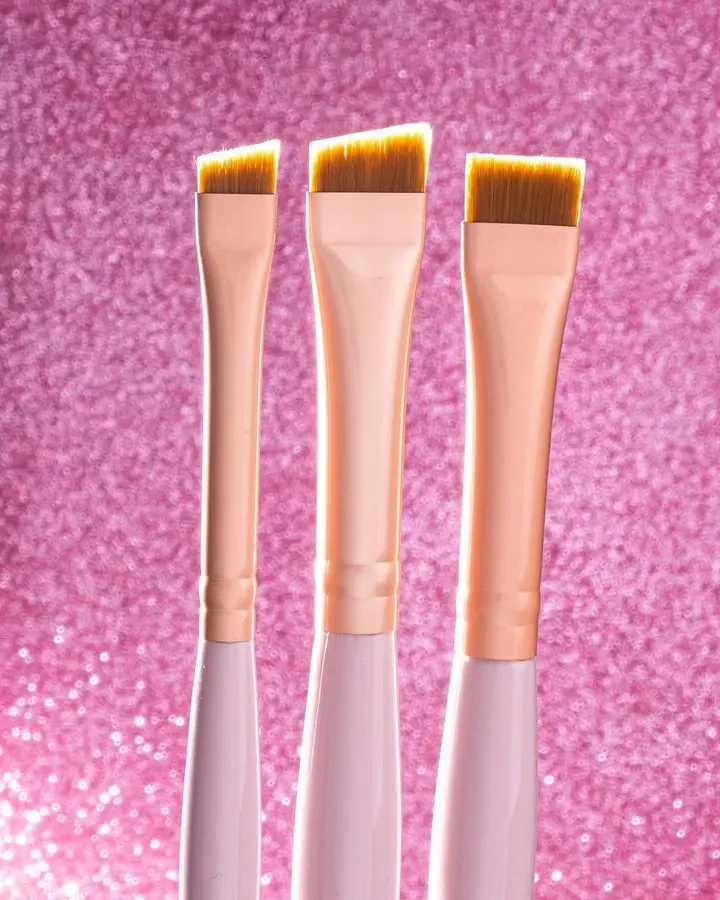 Zola Набір пензлів для фарбування брів Magic Brow Brush, світло-рожевий - фото 1 - id-p1944822245