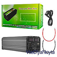 Перетворювач напруги Belttt з 12V на 220V 1500W 15A (пікова потужність 6000 W) модифікована синусоїда