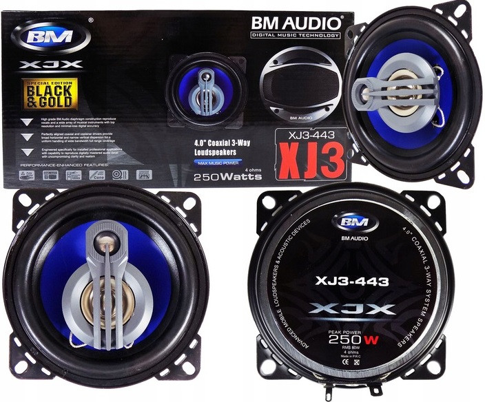 10 см BOSCHMANN BM AUDIO XJ3-443B 270W 3х смуга