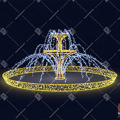 Фонтан світлодіодна конструкція LED Fountain Installation FSK-0838