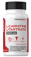 Л-Карнитин + Л-Тартрат (L-Carnitine + L-Tartrate) от Piping Rock, 500мг, 60 капсул