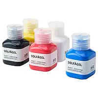Краски Ikea Solfägel акриловая краска набор красок для детей акриловые краски для творчества акрил для рисован