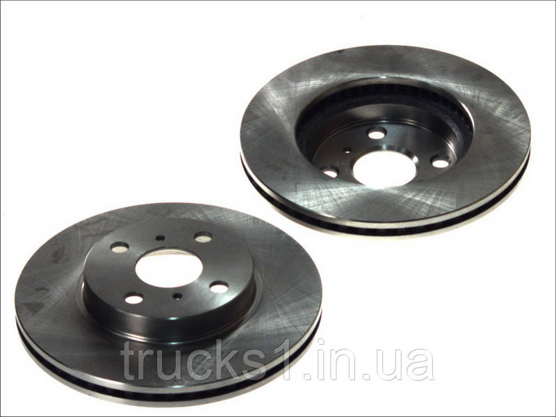 Комплект гальмівних дисків (2 шт) передній лів/прав TOYOTA PRIUS C, YARIS 1.0-1.5H 08.05- BG4053 (DELPHI), фото 1