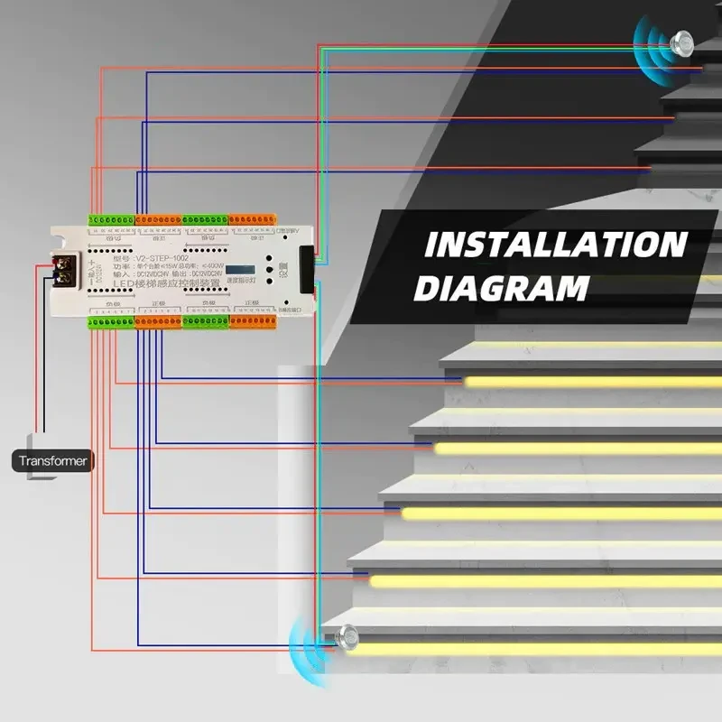 Контроллер для автоматизации подсветки ступеней лестниц - фото 5 - id-p1944827207