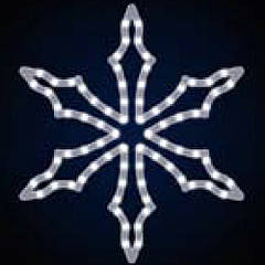 Сніжинка світлодіодна фігура LED Snowflake Motif SSF-0718