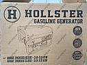 Бензо-газовий однофазний генератор 3.0 кВт/3.5 кВт HOLLSTER HHGE 3500XG Ручний пуск, фото 6