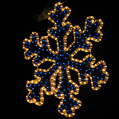 Сніжинка світлодіодна фігура LED Snowflake Motif SSF-0723