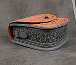 Авторська шкіряна сумка "Дубок" ручної роботи, велика сумка з натуральної шкіри, фото 7