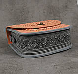 Авторська шкіряна сумка "Дубок" ручної роботи, велика сумка з натуральної шкіри, фото 6