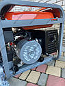Бензо-газовий однофазний генератор 7.0 кВт/7.5 кВт HOLLSTER HHGE 80000EG з електростартером, фото 3