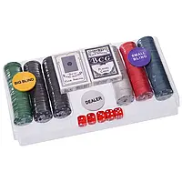 Набор для покера в пластиковом кейсе SP-Sport 300S-E 300 фишек + кости + карты
