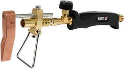 Пальник YATO для покрівельних робіт з нагрівальним наконечником та шлангом 1,5 м