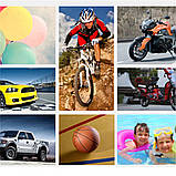 Автомобільний компресор універсальний 12V з манометром насос для підкачування шин від прикурювача портативний, фото 10