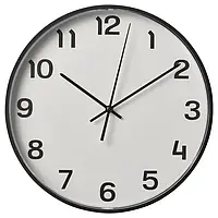 Часы Ikea Pluttis настенные часы на кухню настенные часы бесшумные кварцевые часы низкое напряжение черный