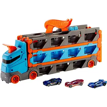 Вантажівка-транспортер Hot Wheels Суперперегони GVG37 Трек Hot Wheels City