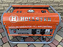 Бензиновий генератор однофазний 2.8 кВт/3.0 кВт HOLLSTER HHGE 3000XA з ручним пуском, фото 3