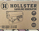 Бензиновий генератор однофазний 2.8 кВт/3.0 кВт HOLLSTER HHGE 3000XA з ручним пуском, фото 5